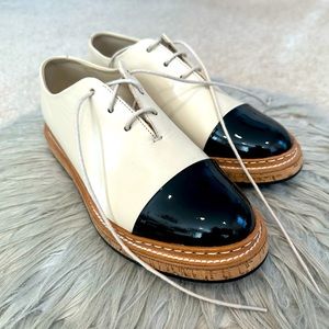 WANT Les Essentiels. Black and white Oxford. New with tag.